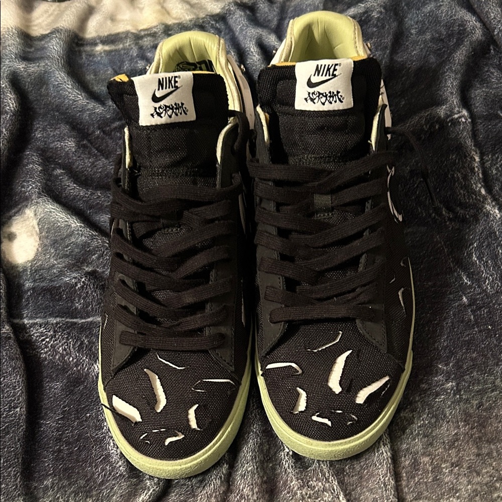 Nike x Acronym blazer low black/olive Aura